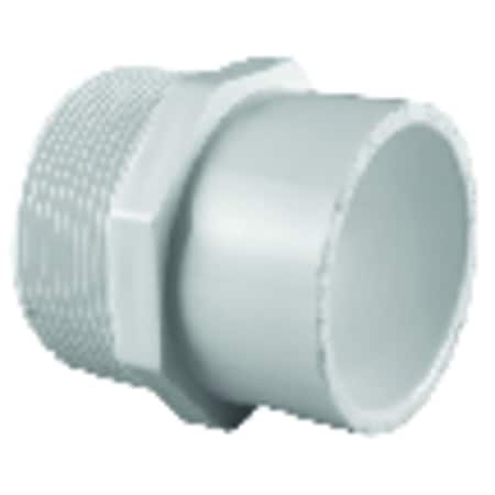 Charlotte Pipe And Foundry Charlotte Pipe Schedule 40 1/2 in. MPT X 3/4 in. D Slip PVC Pipe Adapter 1 pk PVC 02110 0500